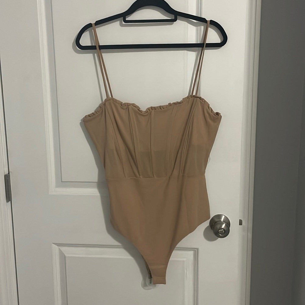 Princess Polly tan bodysuit